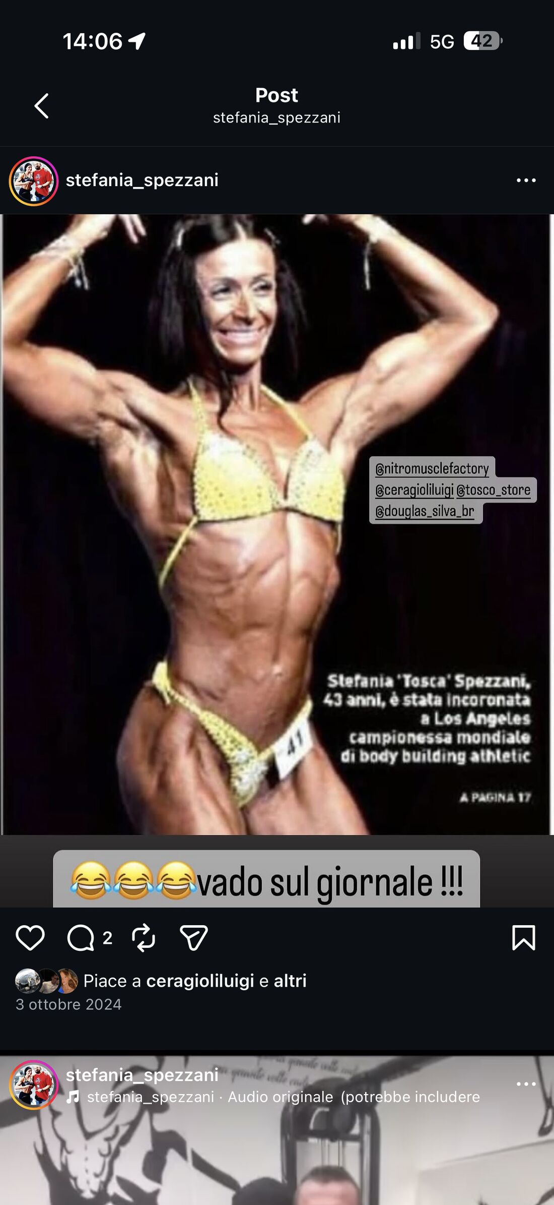 Stefania campionessa